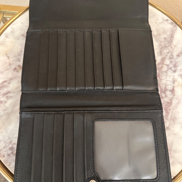 Vintage Lancaster Paris Modele Depose Black Leather Clutch Wallet - Picture 7 of 12